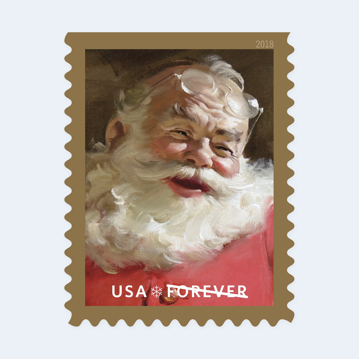 USPS 2018 Sparkling Holidays Forever Stamps Booklet of 20 - Mint (4 Designs, Scott #5332-5335)