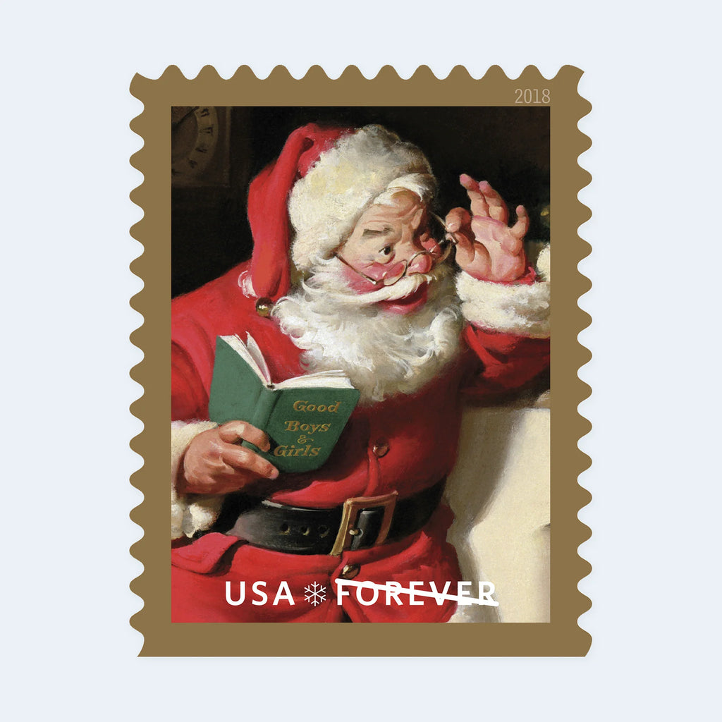 USPS 2018 Sparkling Holidays Forever Stamps Booklet of 20 - Mint (4 Designs, Scott #5332-5335)