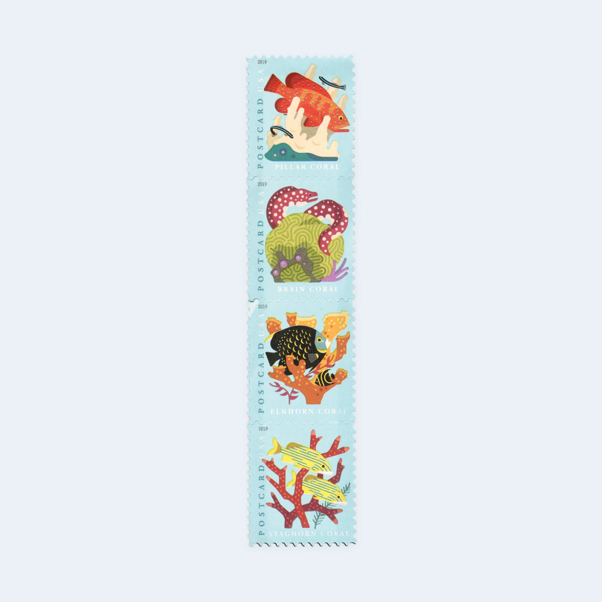 USPS Coral Reefs Postcard Stamps Sheet of 20