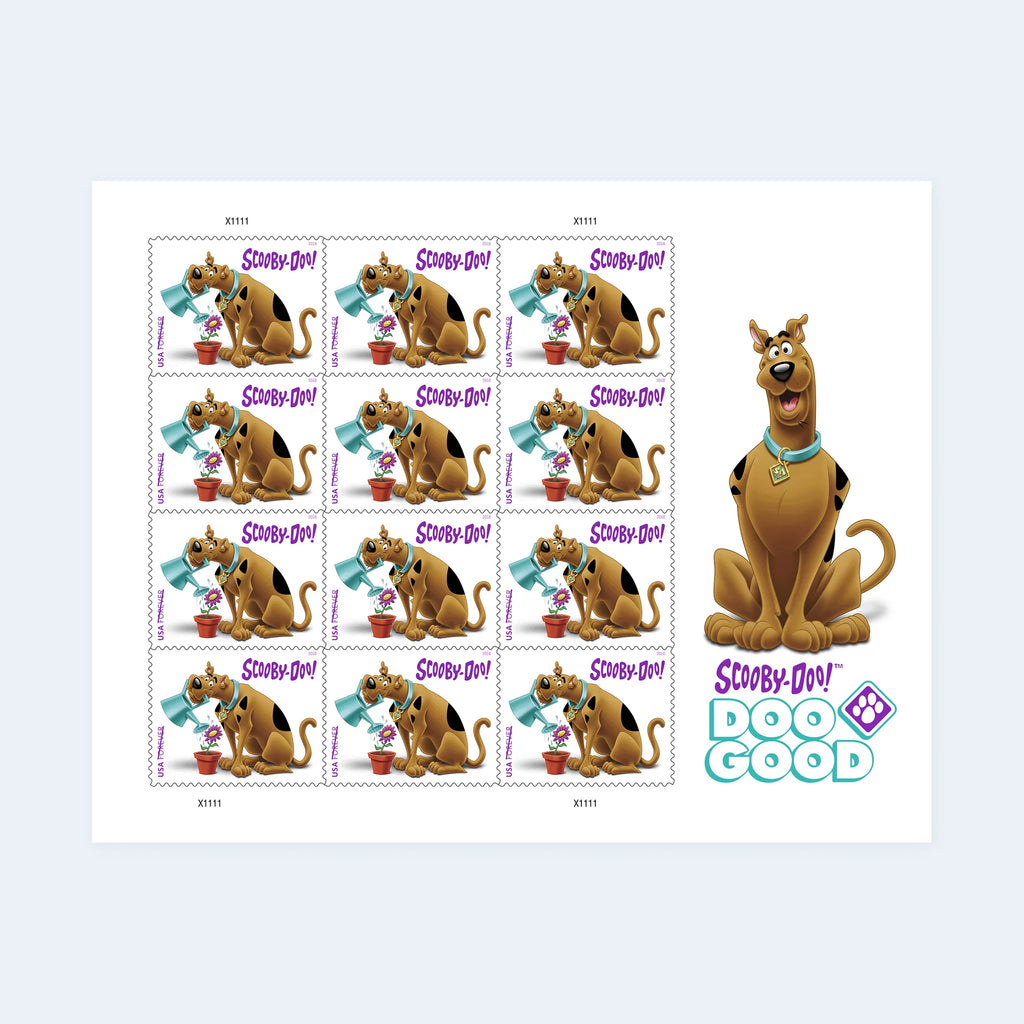 USPS Scooby-Doo! Forever Stamps Sheet of 12