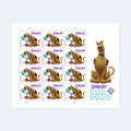 USPS Scooby-Doo! Forever Stamps Sheet of 12
