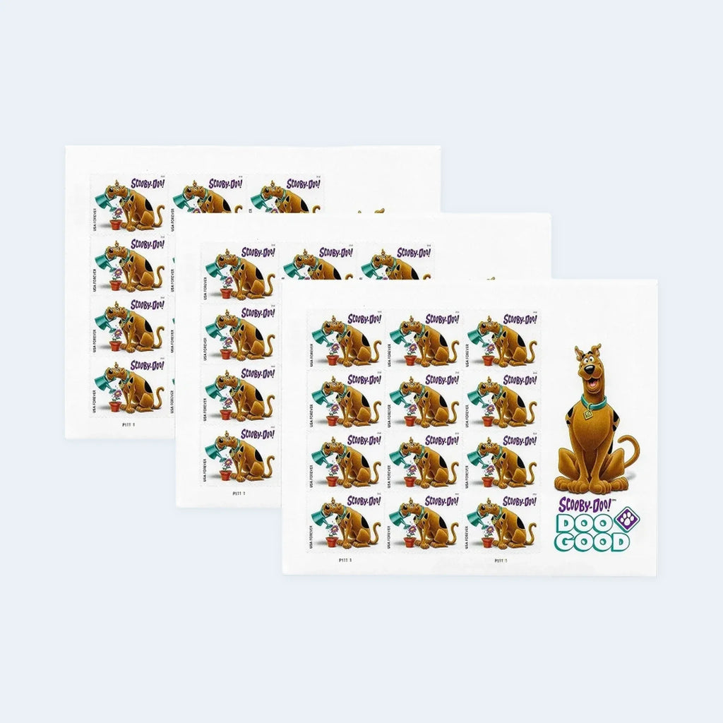 USPS Scooby-Doo! Forever Stamps Sheet of 12
