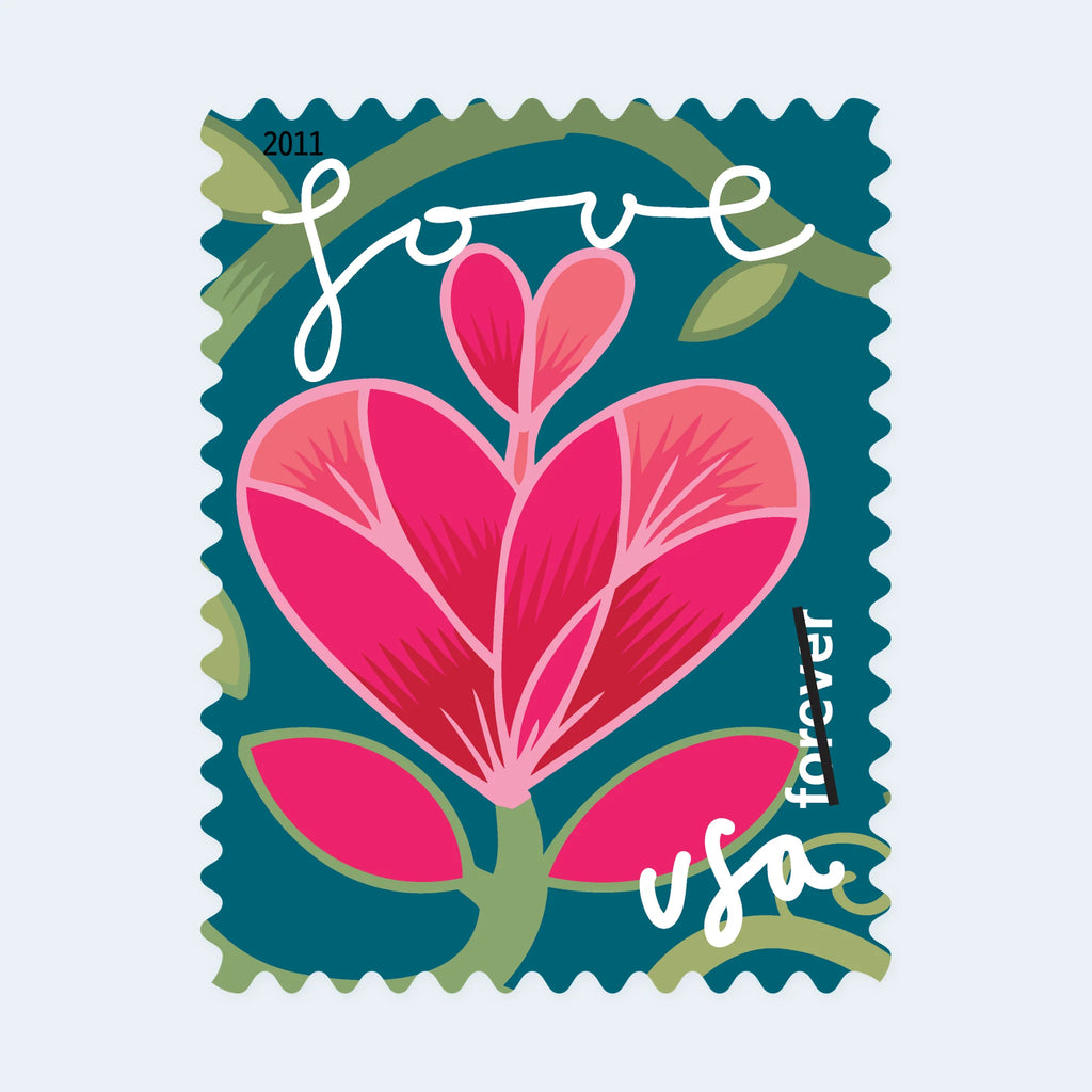 2011 USPS Garden of Love Forever Stamps Pane of 20