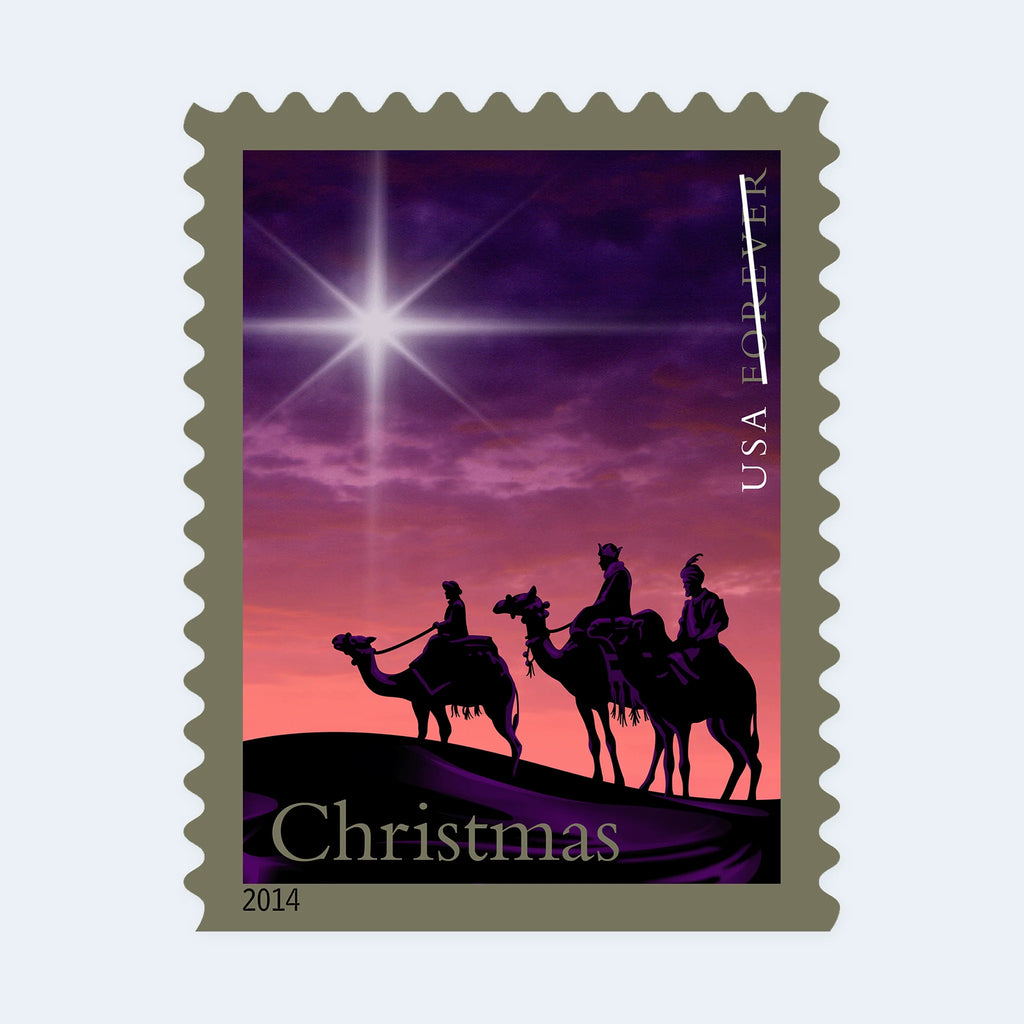 2014 USPS Christmas Magi Forever Stamps Booklet of 20