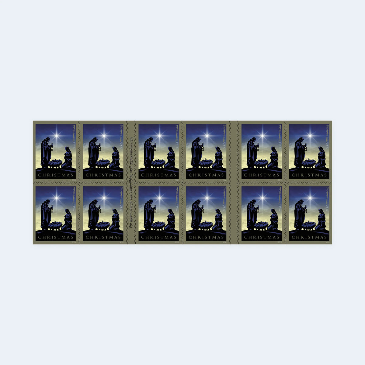 2016 USPS Nativity Forever Stamps Booklet of 20