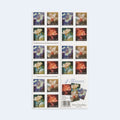 2000 USPS Flowers First-Class Stamps Booklet of 20