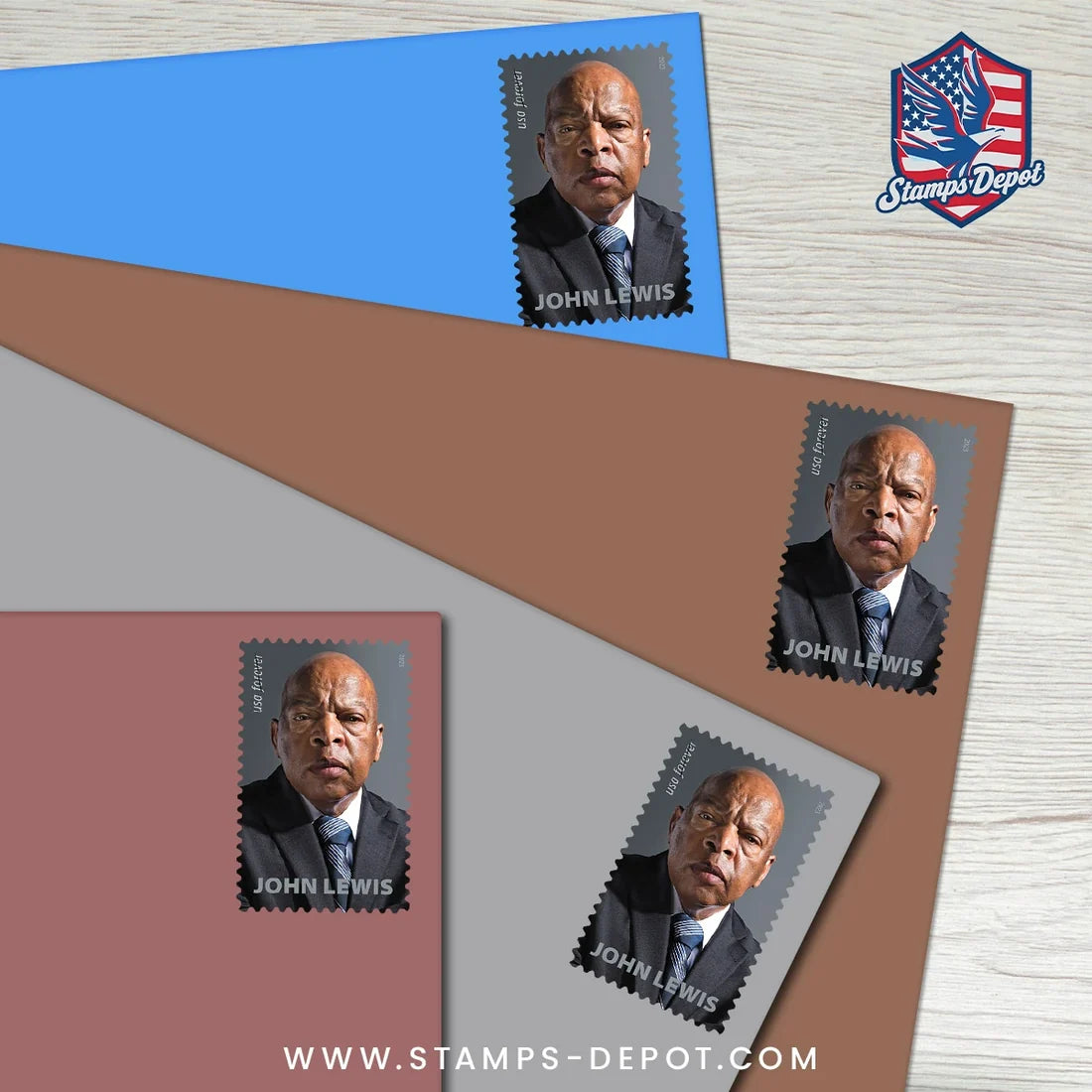 2023 USPS John Lewis Forever Stamps Pane of 15