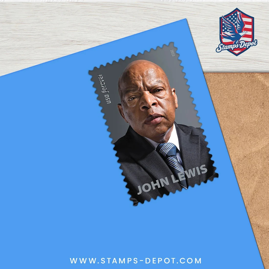 2023 USPS John Lewis Forever Stamps Pane of 15