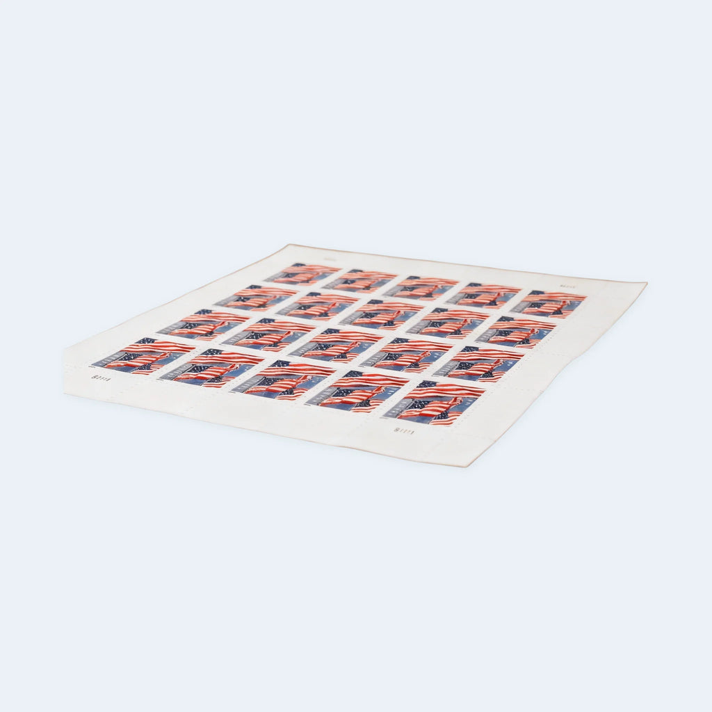 2022 USPS U.S. Flags Forever Stamps Pane of 20