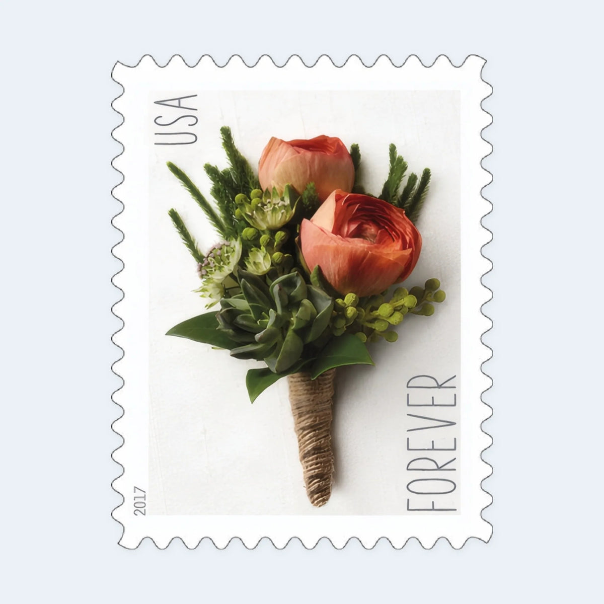 USPS Celebration Boutonniere Forever Stamps Sheet of 20