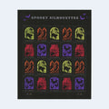 USPS Spooky Silhouettes Forever Stamps Sheet of 20