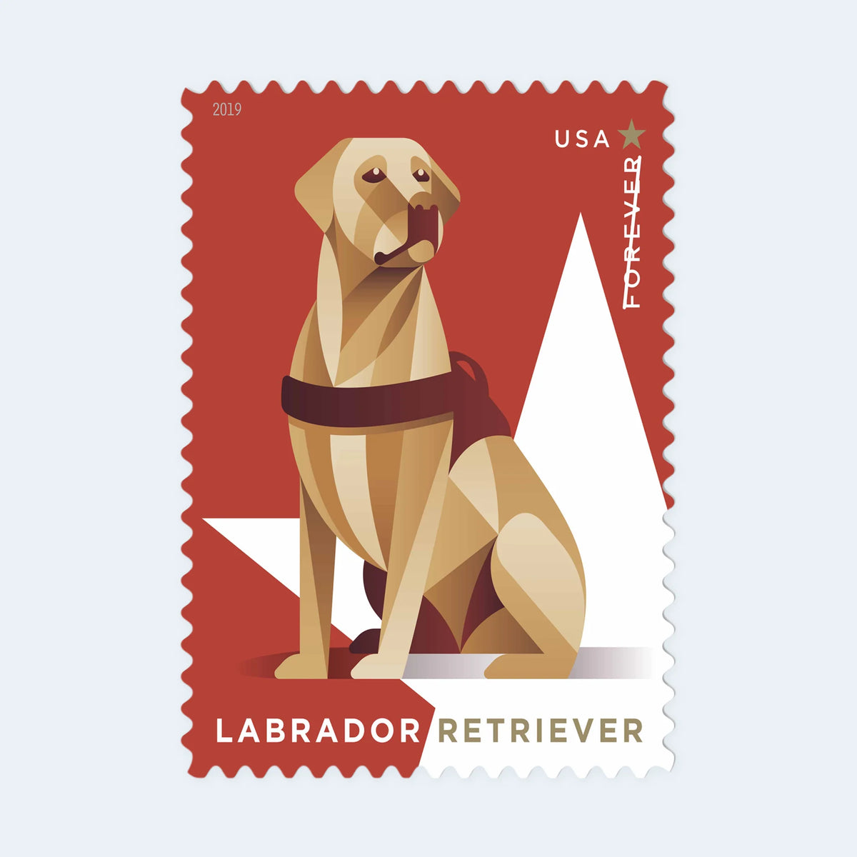 2019 USPS Military Working Dogs Forever Stamps Booklet of 20
