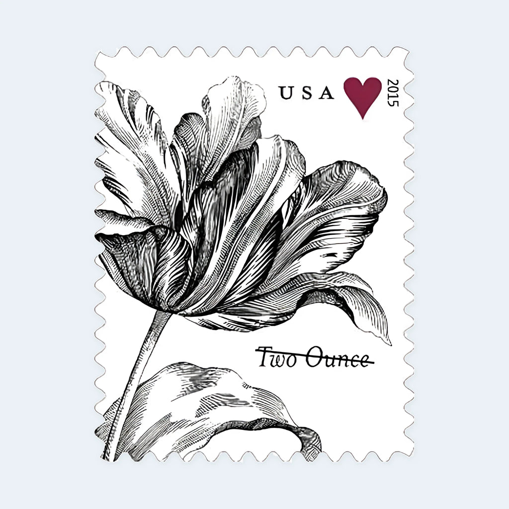 2015 USPS Vintage Tulip Two-Ounce Stamps Pane of 20