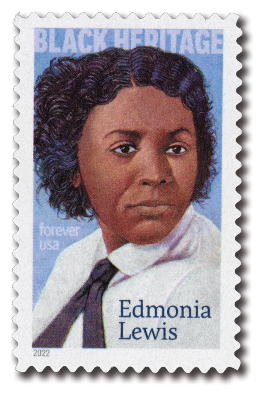 2022 USPS Edmonia Lewis Black Heritage Forever Stamps Pane of 20