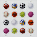 USPS Have a Ball! Forever Stamps Sheet of 16
