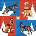 2019 USPS Military Working Dogs Forever Stamps Booklet of 20
