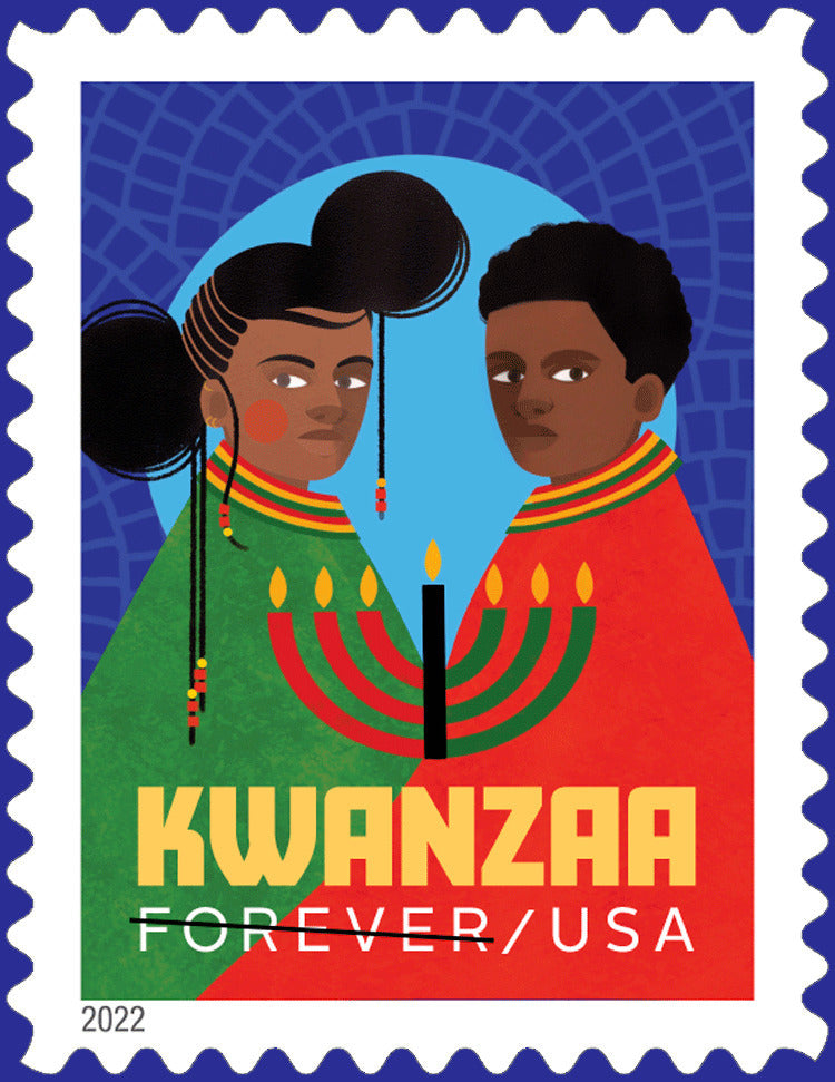 USPS 2022 Kwanzaa Forever Stamps Sheet of 20 - Mint (Scott #5737)