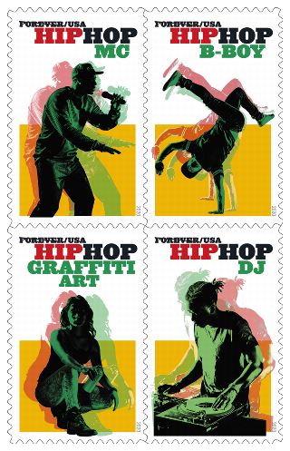USPS 2020 Hip Hop Forever Stamps Sheet of 20 - Mint (4 Designs, Scott #5480-5483)