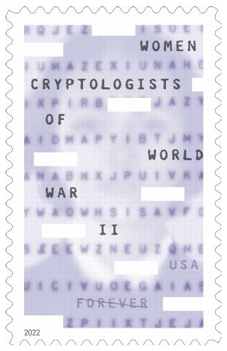2022 USPS Women Cryptologists of World War II Forever Stamps Pane of 20