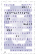 2022 USPS Women Cryptologists of World War II Forever Stamps Pane of 20