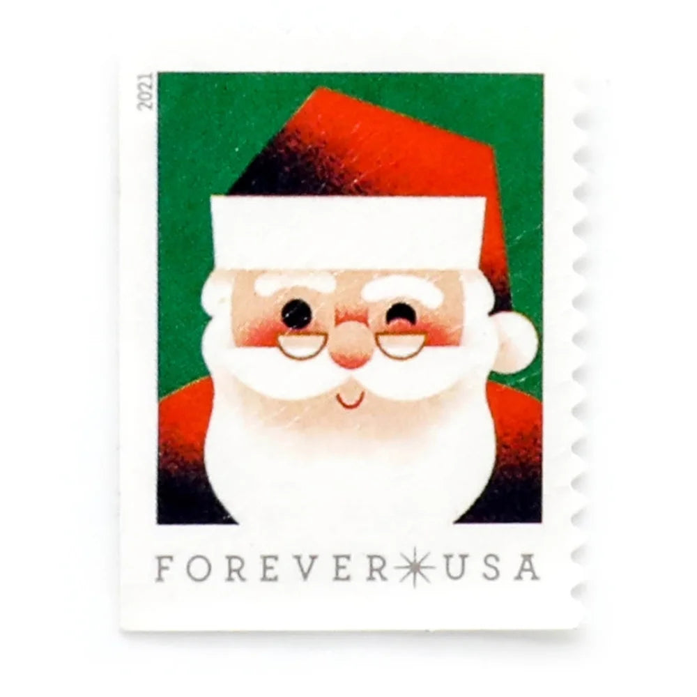 USPS A Visit from St. Nick Forever Stamps Booklet of 20