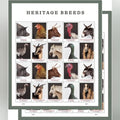 USPS 2021 Heritage Breeds Forever Stamps Sheet of 20 - Mint (10 Designs, Scott #5583-5592)