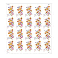 2022 USPS Sunflower Bouquet Two-Ounce Stamps Pane of 20