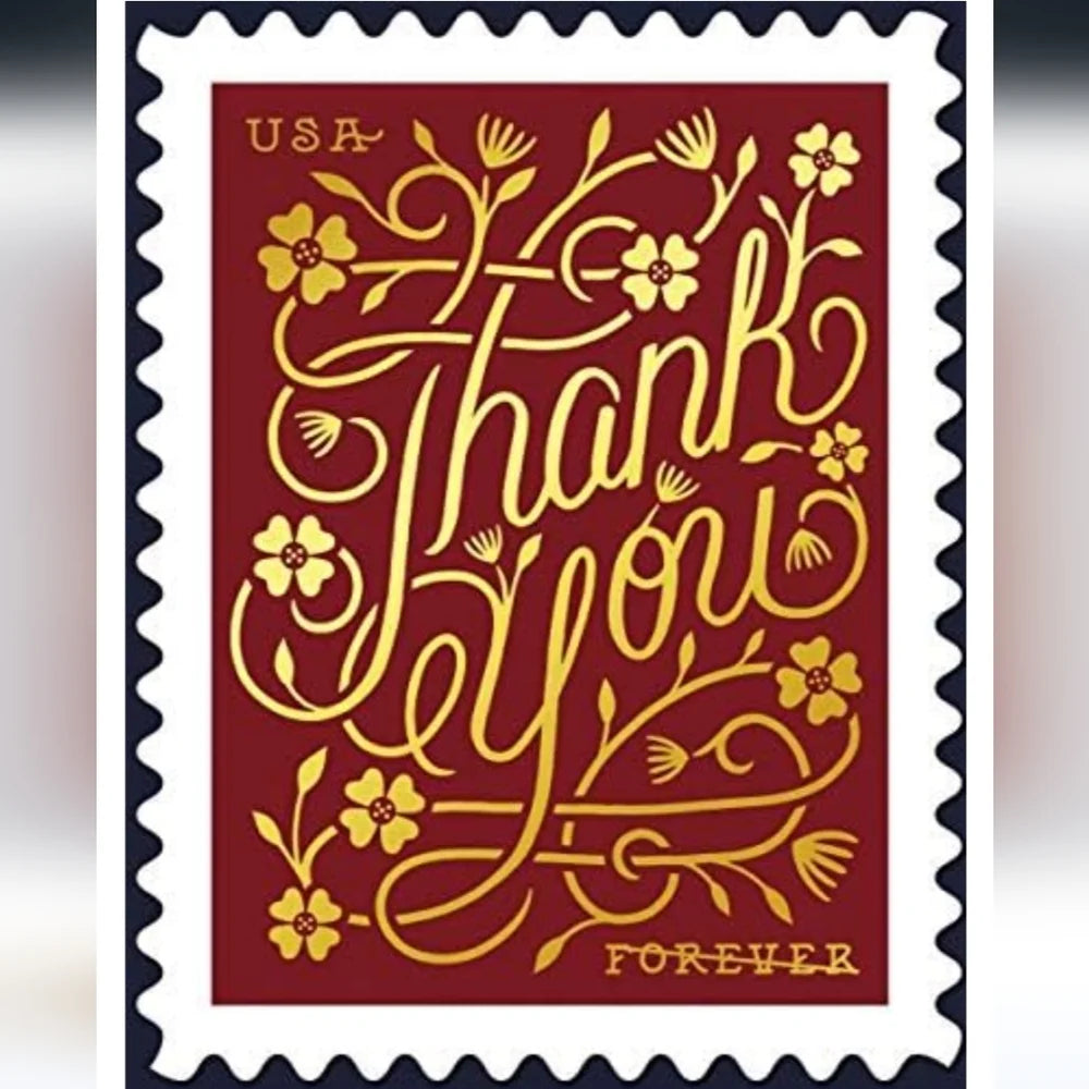 USPS 2020 Thank You Forever Stamps Sheet of 20 - Mint (4 Designs, Scott #5519-5522)