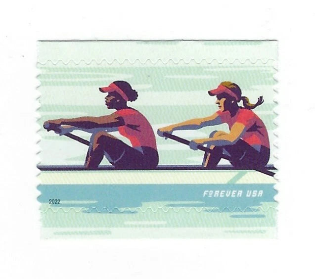 2022 USPS Women’s Rowing Forever Stamps Pane of 20