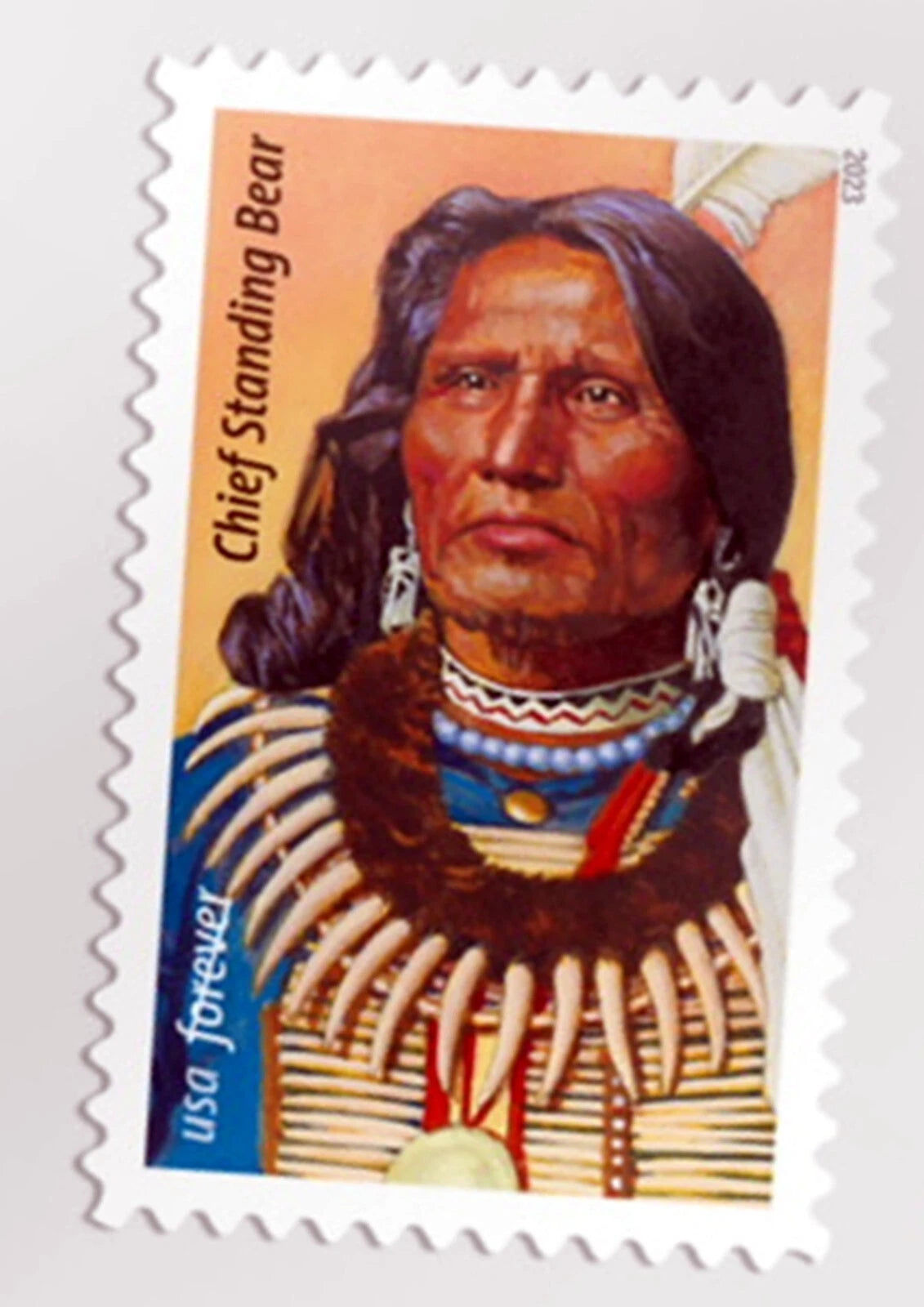 USPS Chief Standing Bear Forever Stamps Sheet of 20