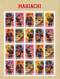 USPS 2022 Mariachi Forever Stamps Sheet of 20 - Mint (5 Designs, Scott #5703-5707)