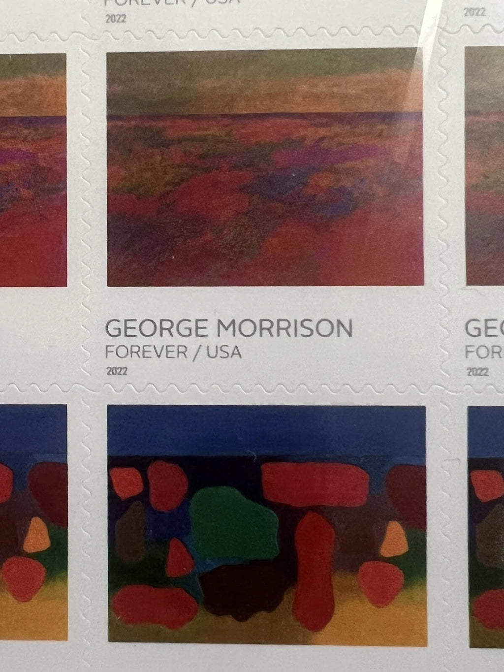 USPS George Morrison Forever Stamps Sheet of 20