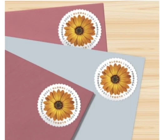 USPS African Daisy Global Forever Stamps Sheet of 10