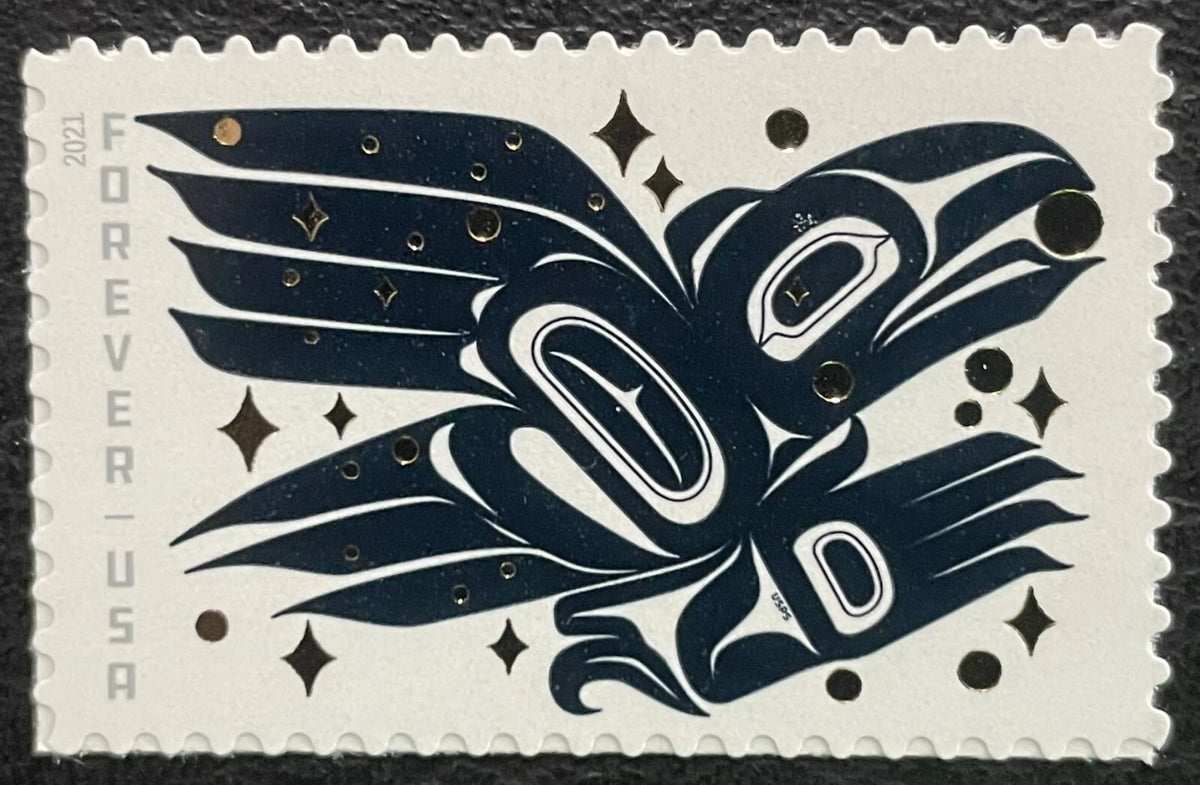 2021 USPS Raven Story Forever Stamps Pane of 20