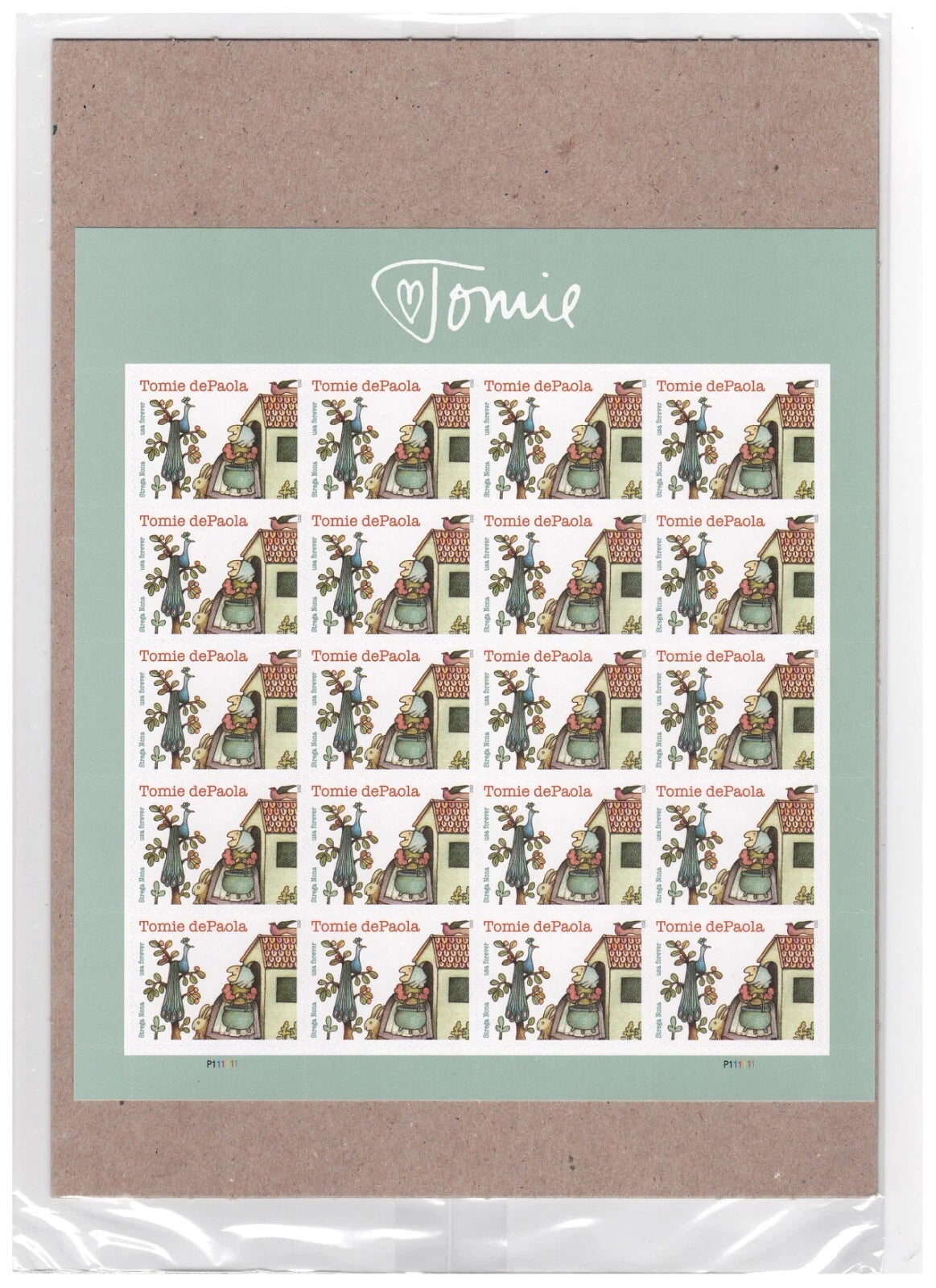 2023 USPS Tomie dePaola Forever Stamps Pane of 20