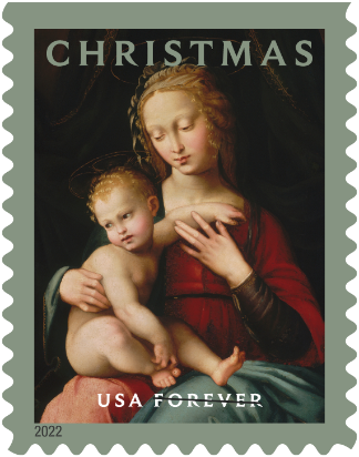 2022 USPS Virgin and Child Forever Stamps Booklet of 20