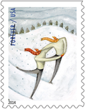 2014 USPS Winter Fun Forever Stamps Booklet of 20